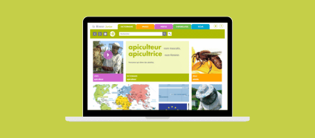 Le Robert junior en ligne adapt&eacute; pour les DYS